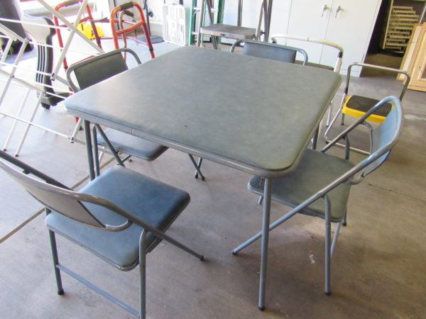 Item #212~ Card Table with Chairs